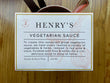 Henry's Vegetarian Sauce 200g